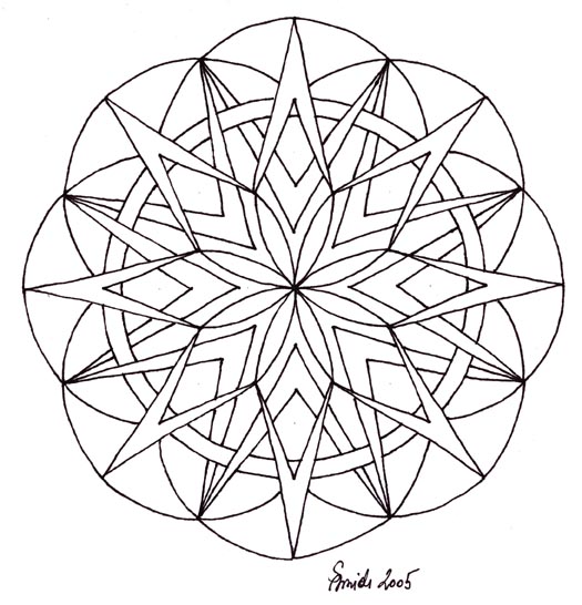 radial design coloring pages - photo #11