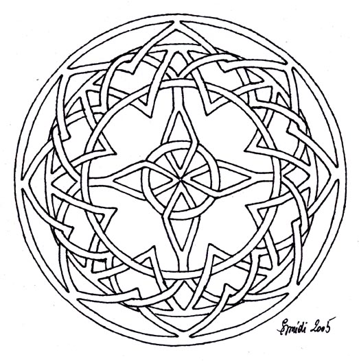 radial designs coloring pages - photo #41